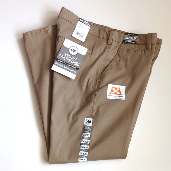 Lee Pants Mens Lee Slim Fit Stretch Chino Pants Poshmark